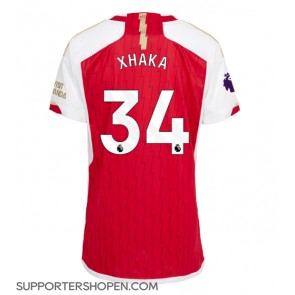 Arsenal Granit Xhaka #34 Hemma Matchtröja Dam 2023-24 Kortärmad